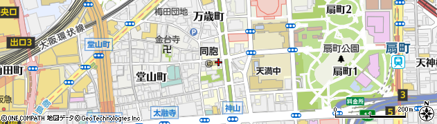 ファミリーマート中崎南店周辺の地図
