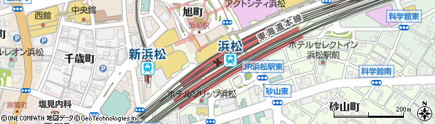 博多一風堂 JR浜松駅店周辺の地図