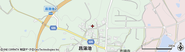 三重県伊賀市菖蒲池1607周辺の地図