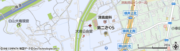 岡山県岡山市北区富原3669周辺の地図