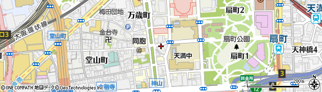 アンピールホテル大阪周辺の地図