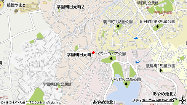 〒631-0015 奈良県奈良市学園朝日元町の地図