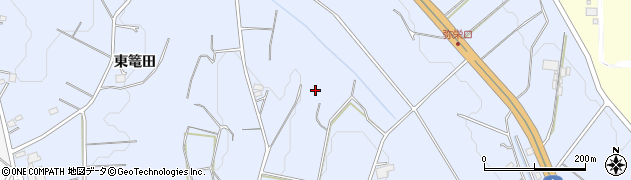 愛知県豊橋市東細谷町周辺の地図