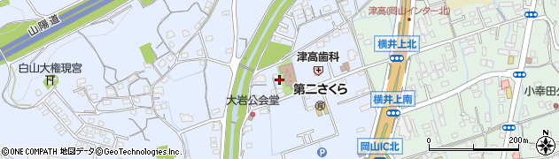 岡山県岡山市北区富原3665周辺の地図