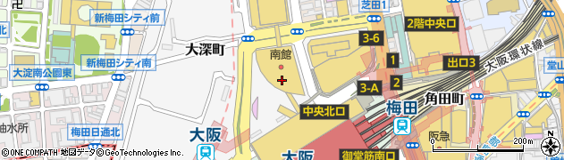 ＳＬＯＷａｕｔｈｅｎｔｉｃｇｏｏｄｓｓｔｏｒｅ　グランフロント大阪店周辺の地図