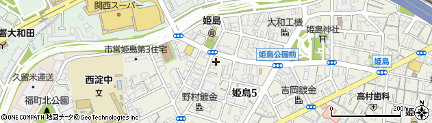 大阪市教西大阪支部周辺の地図