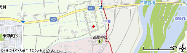 静岡県磐田市新出610周辺の地図