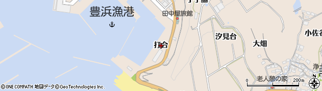 愛知県南知多町（知多郡）豊浜（打合）周辺の地図