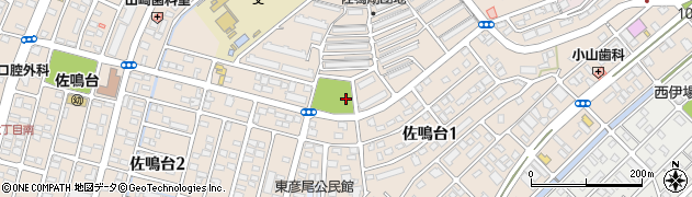 佐鳴台第三公園周辺の地図