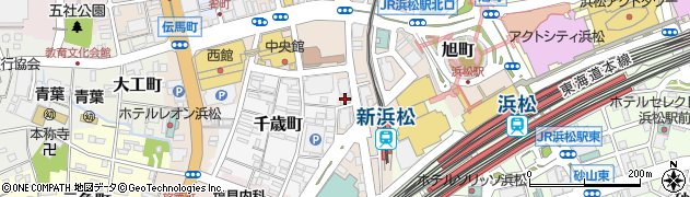 ＥＣＣ外語学院　プレスタワー浜松校周辺の地図