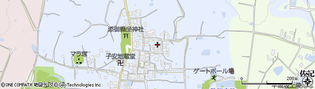 奈良県奈良市歌姫町周辺の地図