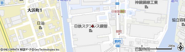 兵庫県尼崎市中浜新田中西ノ切周辺の地図