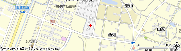 愛知県田原市姫見台132周辺の地図