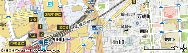 小顔矯正専門店 シンメトリー 梅田周辺の地図