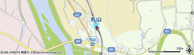丸山駅周辺の地図