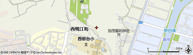 静岡県浜松市中央区西鴨江町周辺の地図