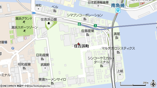〒658-0042 兵庫県神戸市東灘区住吉浜町の地図