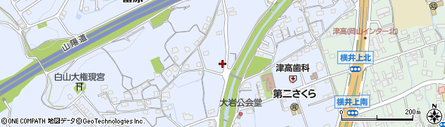 岡山県岡山市北区富原3167周辺の地図