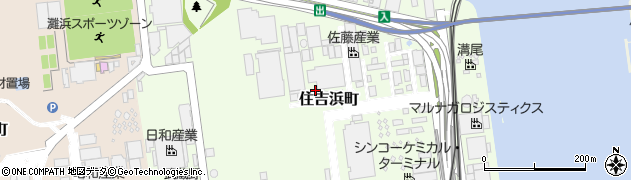 兵庫県神戸市東灘区住吉浜町周辺の地図
