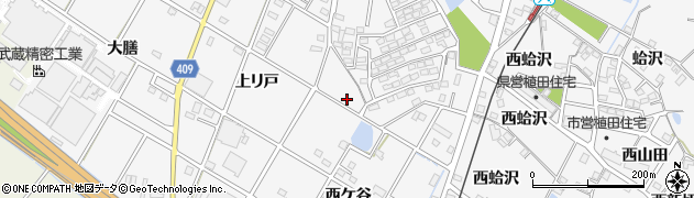 愛知県豊橋市植田町（大池）周辺の地図