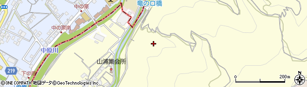 岡山県岡山市中区祇園周辺の地図