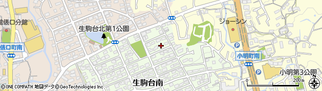 奈良県生駒市生駒台南99周辺の地図