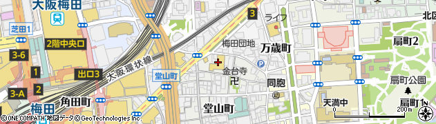 ディスクユニオン大阪店周辺の地図
