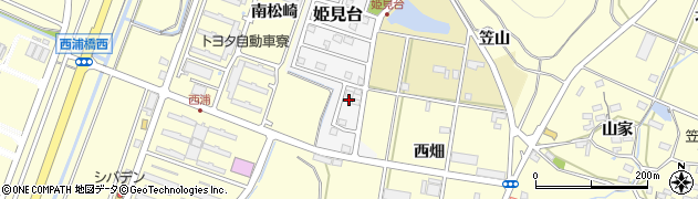 愛知県田原市姫見台137周辺の地図