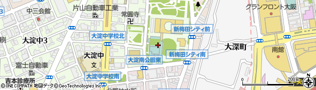 ウェスティンホテル大阪　ソノーラ周辺の地図
