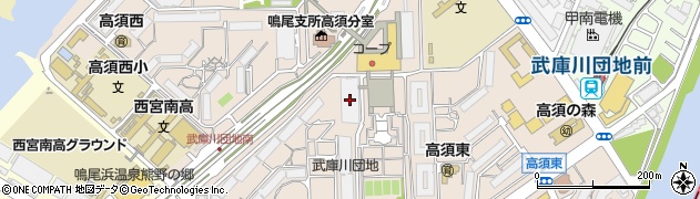 西宮市社会福祉協議会　高須地区ボランティアセンター高須こだま周辺の地図