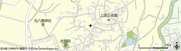 静岡県袋井市岡崎3445周辺の地図