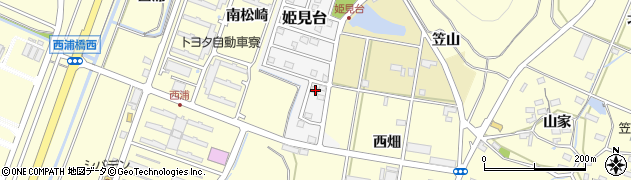 愛知県田原市姫見台138周辺の地図