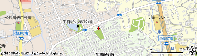 奈良県生駒市生駒台南135周辺の地図