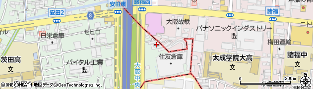 大阪紙業株式会社周辺の地図