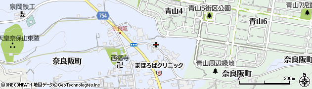 奈良県奈良市奈良阪町2361周辺の地図
