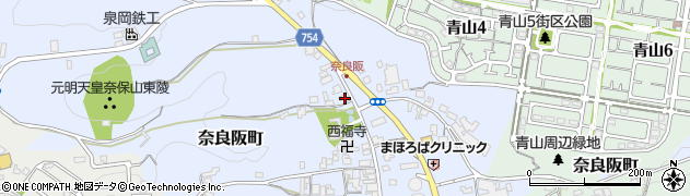 奈良県奈良市奈良阪町2387周辺の地図