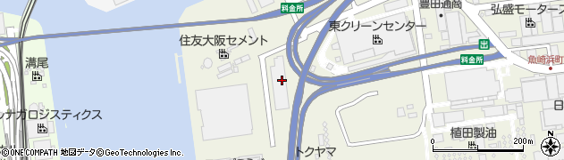 神戸市立　魚崎浜自転車・原付保管所周辺の地図