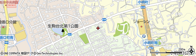 奈良県生駒市生駒台南131周辺の地図