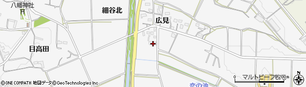 愛知県豊橋市細谷町広見29周辺の地図