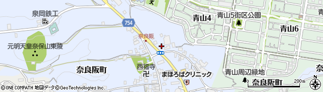 奈良県奈良市奈良阪町2368周辺の地図