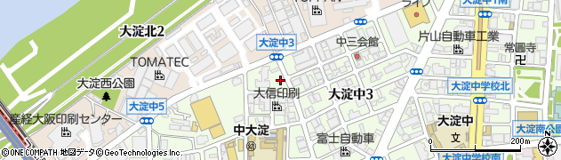 建交労関西合同支部タイムス大阪分会周辺の地図