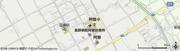総社市立阿曽小学校周辺の地図