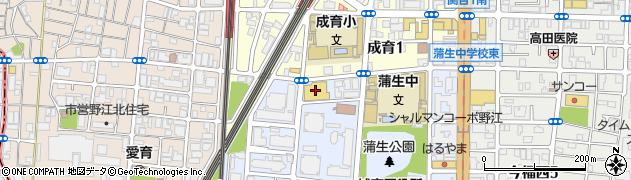 阪急オアシス野江店周辺の地図