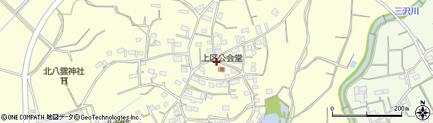 静岡県袋井市岡崎3821周辺の地図