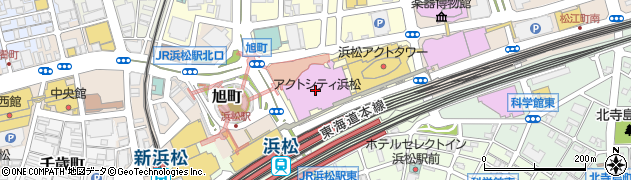 アクトシティ浜松周辺の地図