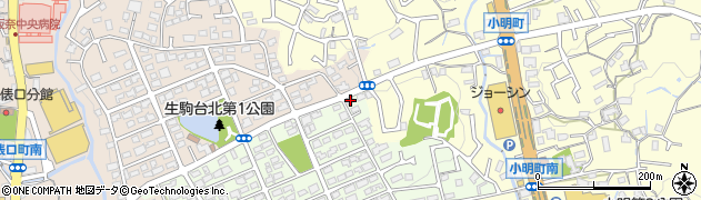 奈良県生駒市生駒台南112周辺の地図