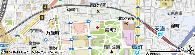 市営扇町住宅周辺の地図