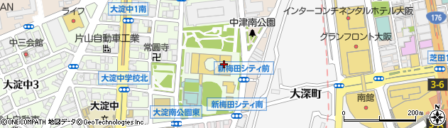梅田スカイビル貸会議室・貸ホール周辺の地図