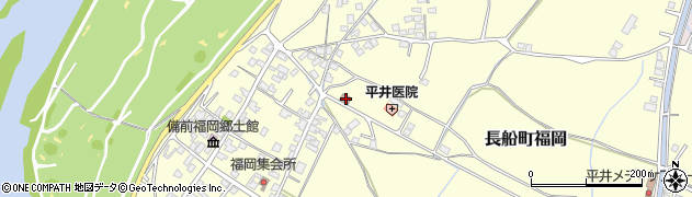 福岡郵便局周辺の地図
