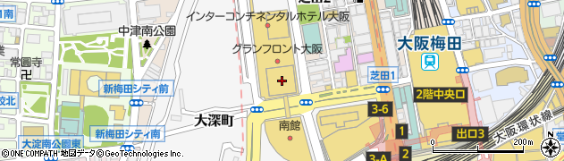 エーフラット家具　梅田店周辺の地図